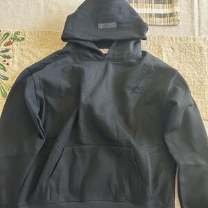 Small Black Essentials Hoodie